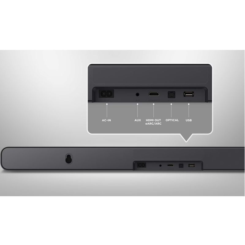 TV, Audio-Video si Foto - Home cinema si Soundbar - Soundbar - Soundbar TCL S45H, 2.0, 100W, Bluetooth 5.2, Dolby Atmos & DTS-Virtual:X, HDMI eARC, Negru - Infinity.ro