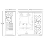 PC, gaming si accesorii - Componente PC - Componente - Carcase PC si server - Carcasa ARCTIC Xtender Mirror, MiddleTower, E-ATX, Negru - Infinity.ro