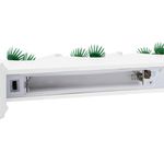 Casa si Gradina - Decoratiuni - Decoratiuni de sezon - Decoratiune cu lumanari de Craciun cu 7 LED Alb 39.5 x 5 x 29 cm - Infinity.ro