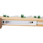 Casa si Gradina - Decoratiuni - Decoratiuni de sezon - Decoratiune cu lumanari de Craciun cu 7 LED Maro 39.5 x 5 x 29 cm - Infinity.ro