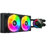 PC, gaming si accesorii - Componente PC - Coolere si Ventilatoare PC - Ventilatoare PC - Ventilator calculator, COUGAR AIO, Poseidon Elite, Racire cu lichid, ARGB 240, Negru - Infinity.ro