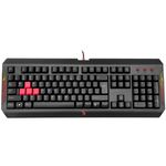 PC, gaming si accesorii - Periferice PC - Tastaturi - Tastatura A4Tech Bloody Q100, Iluminata, USB, Negru - Infinity.ro