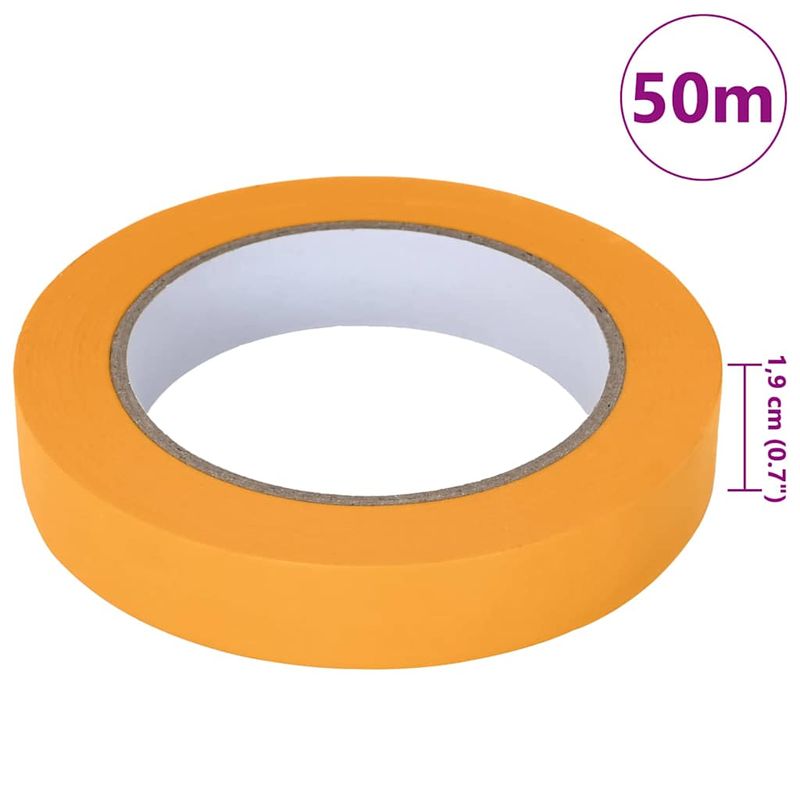 Carti si Birotica - Birotica - Accesorii de birou - Benzi adezive - Benzi de mascare pentru pictori 6 pcs Galben 19mm x 50m Hartie - Infinity.ro