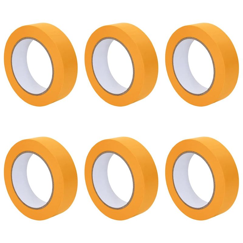 Carti si Birotica - Birotica - Accesorii de birou - Benzi adezive - Benzi de mascare pentru pictori 6 pcs Galben 25mm x 50m Hartie - Infinity.ro