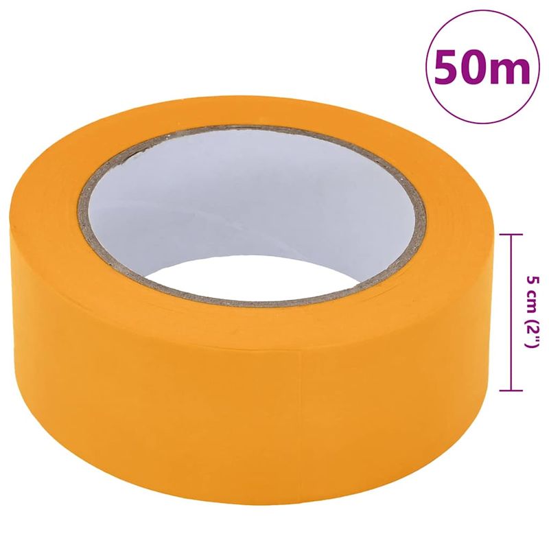 Carti si Birotica - Birotica - Accesorii de birou - Benzi adezive - Benzi de mascare pentru pictori 24 pcs Galben 50mm x 50m Hartie - Infinity.ro