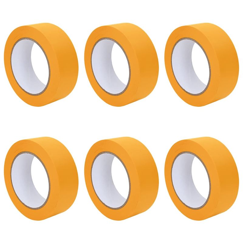 Carti si Birotica - Birotica - Accesorii de birou - Benzi adezive - Benzi de mascare pentru pictori 6 pcs Galben 38mm x 50m Hartie - Infinity.ro