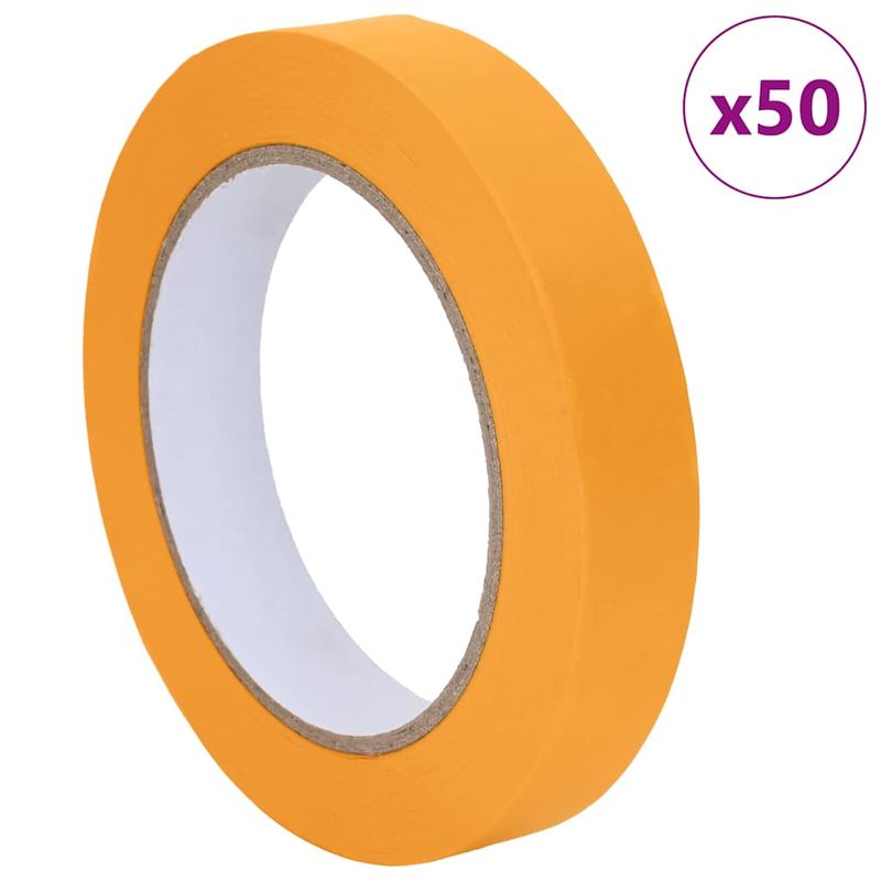 Carti si Birotica - Birotica - Accesorii de birou - Benzi adezive - Benzi de mascare pentru pictori 50 pcs Galben 19mm x 50m Hartie - Infinity.ro