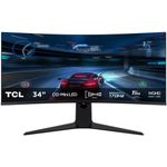 PC, gaming si accesorii - Desktop PC & monitoare - Monitoare - Monitor Gaming Curbat QD-Mini LED TCL 34R83Q, 34", UWQHD (3440x1440), 170Hz, 1ms, AMD FreeSync™ Premium, alb - Infinity.ro