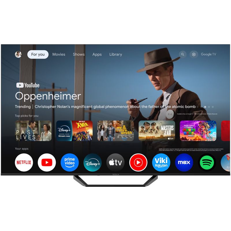 TV, Audio-Video si Foto - Televizoare - Televizor Tesla 65E655BUS, 165 cm, Smart Google TV, 4K Ultra HD, Clasa E - Infinity.ro