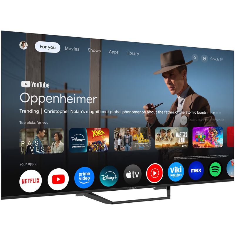 TV, Audio-Video si Foto - Televizoare - Televizor Tesla 65E655BUS, 165 cm, Smart Google TV, 4K Ultra HD, Clasa E - Infinity.ro