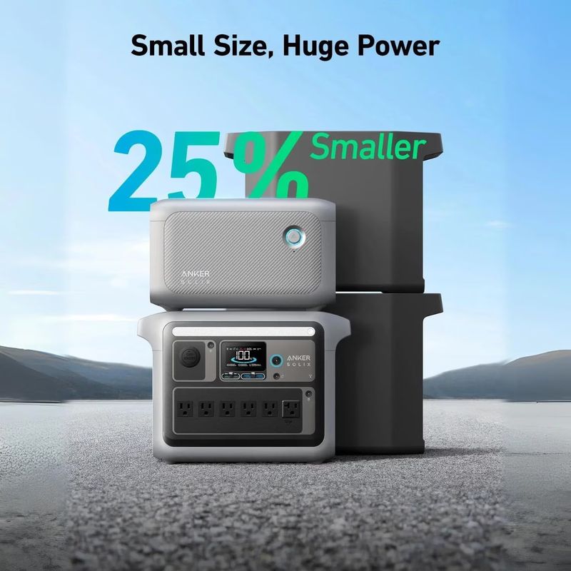 Casa si Gradina - Electrice - Panouri solare si accesorii - Accesorii panouri solare - Baterie suplimentara Anker Solix BP1000X pentru statia de alimentare portabila Anker Solix C1000X, 1056Wh - Infinity.ro