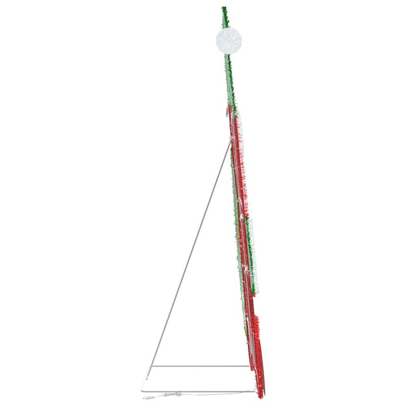 Casa si Gradina - Decoratiuni - Decoratiuni de sezon - Mos Craciun Iluminat Alb cald 62 x 70 cm Material din Sclipici - Infinity.ro