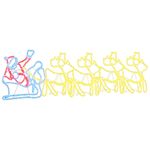 Casa si Gradina - Decoratiuni - Decoratiuni de sezon - Decoratiune LED de Craciun Multicolour 69 x 79 cm PVC - Infinity.ro