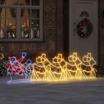 Casa si Gradina - Decoratiuni - Decoratiuni de sezon - Decoratiune LED de Craciun Multicolour 69 x 79 cm PVC - Infinity.ro