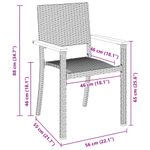 Casa si Gradina - Gradina si terasa - Mobilier exterior - Scaune si sezlonguri gradina - Set de masa pentru gradina 9 pcs Negru Rattan poli - Infinity.ro