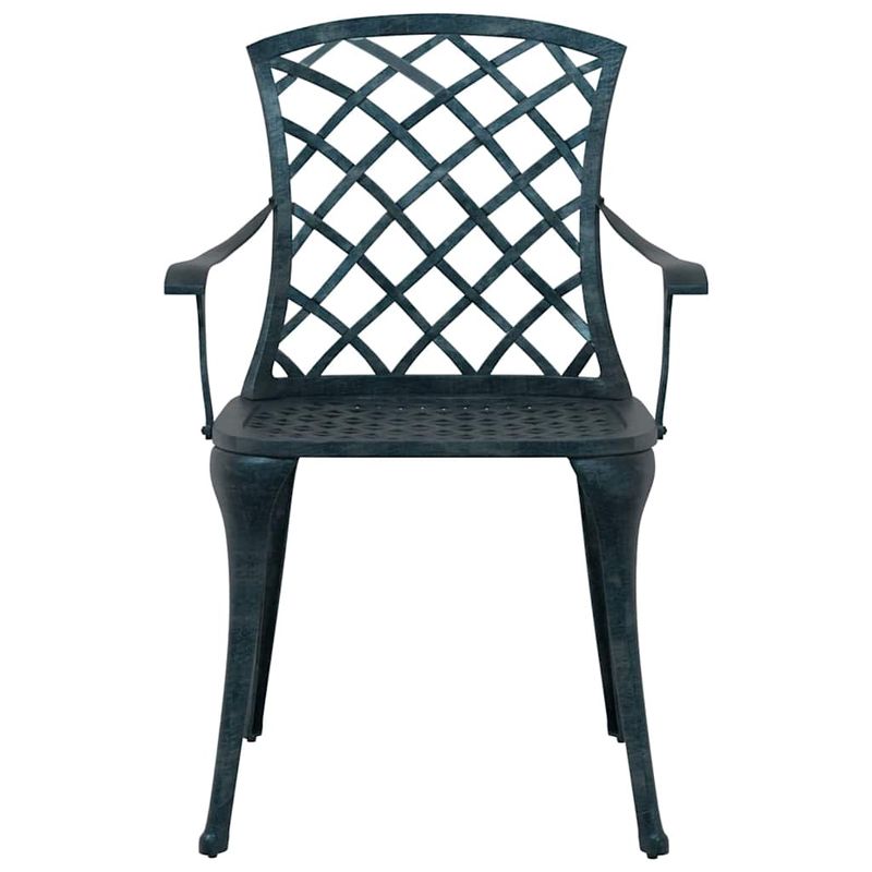 Casa si Gradina - Gradina si terasa - Mobilier exterior - Seturi mobila gradina - Masa de Gradina 3 pcs verde Aluminiu turnat - Infinity.ro