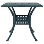 Casa si Gradina - Gradina si terasa - Mobilier exterior - Scaune si sezlonguri gradina - Set masa de gradina 5 pcs verde 80 x 80 x 75 cm Aluminiu turnat - Infinity.ro