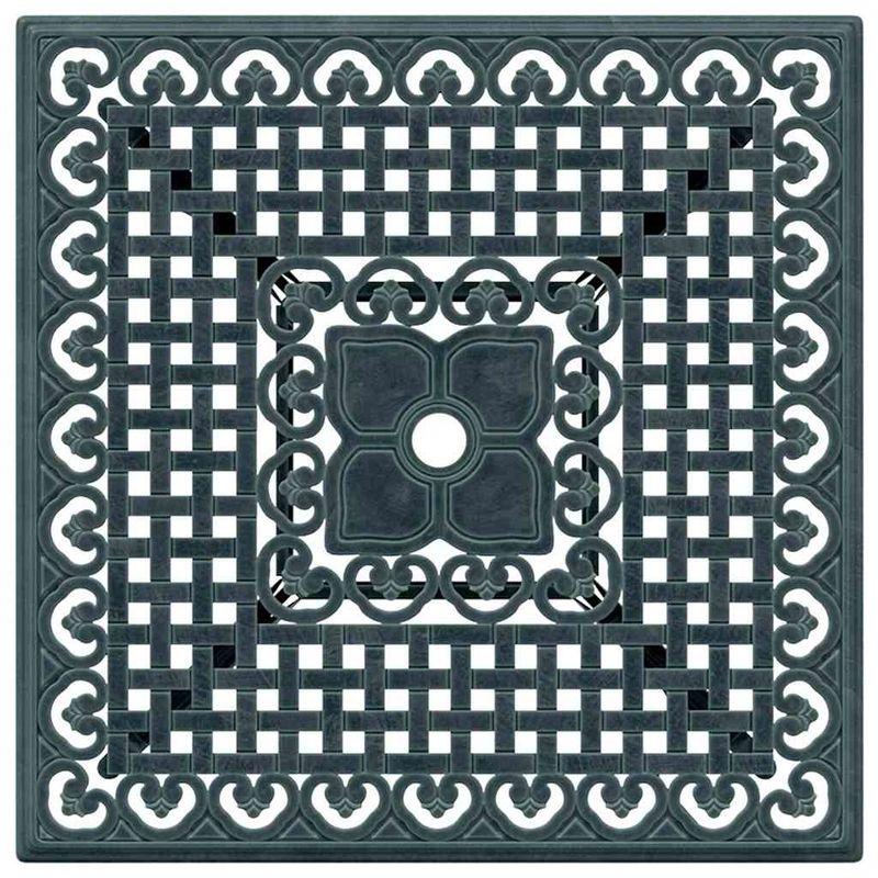 Casa si Gradina - Gradina si terasa - Mobilier exterior - Scaune si sezlonguri gradina - Set masa de gradina 5 pcs verde 80 x 80 x 75 cm Aluminiu turnat - Infinity.ro