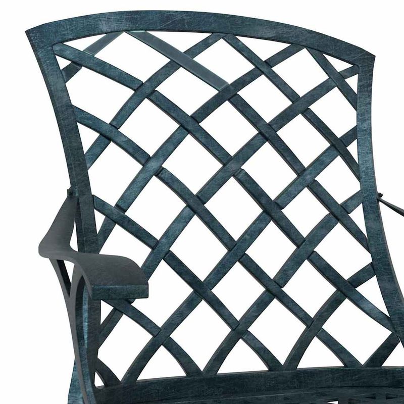 Casa si Gradina - Gradina si terasa - Mobilier exterior - Seturi mobila gradina - Masa de Gradina 3 pcs verde Aluminiu turnat - Infinity.ro
