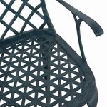Casa si Gradina - Gradina si terasa - Mobilier exterior - Seturi mobila gradina - Masa de Gradina 3 pcs verde Aluminiu turnat - Infinity.ro