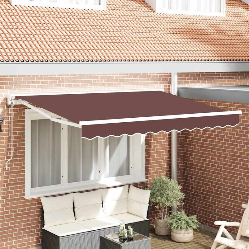 Casa si Gradina - Gradina si terasa - Umbrele si pavilioane - Umbrele - Copertina Maro 300x200 cm tesatura - Infinity.ro