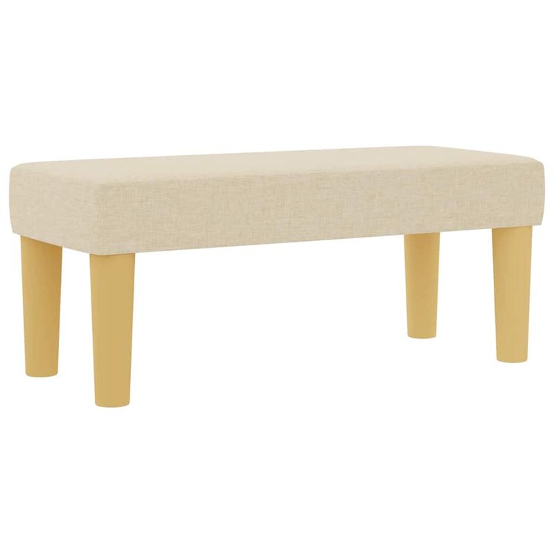 Casa si Gradina - Mobilier - Paturi si accesorii - Paturi - Pat cu arcuri cu saltea cu headboard Crem 90 x 200 cm tesatura - Infinity.ro