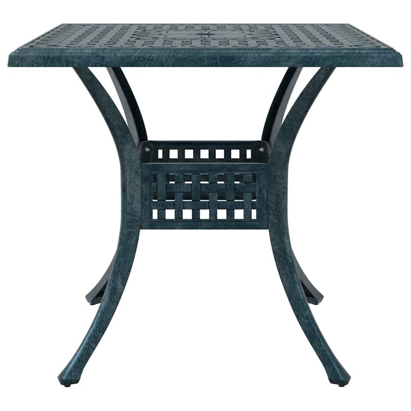 Casa si Gradina - Gradina si terasa - Mobilier exterior - Scaune si sezlonguri gradina - Set masa de gradina 5 pcs verde 80 x 80 x 75 cm Aluminiu turnat - Infinity.ro