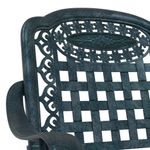 Casa si Gradina - Gradina si terasa - Mobilier exterior - Scaune si sezlonguri gradina - Set masa de gradina 3 pcs verde 80 x 80 x 75 cm Aluminiu turnat - Infinity.ro