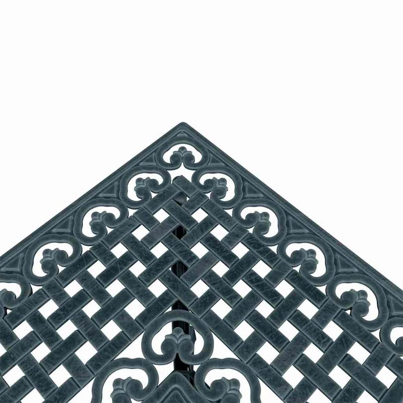Casa si Gradina - Gradina si terasa - Mobilier exterior - Scaune si sezlonguri gradina - Set masa de gradina 3 pcs verde 80 x 80 x 75 cm Aluminiu turnat - Infinity.ro