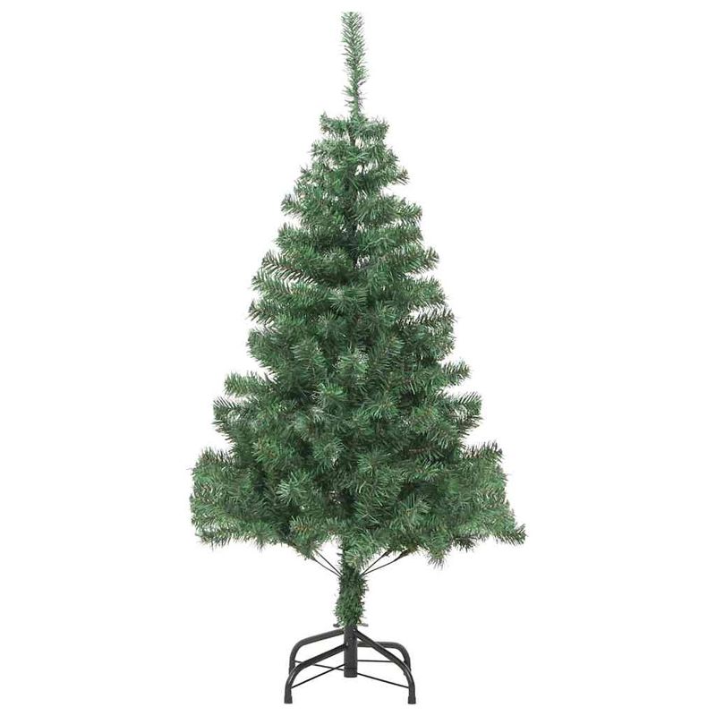 Casa si Gradina - Decoratiuni - Decoratiuni de sezon - Brad de Craciun cu 300 LED cu suport verde 180 cm PVC - Infinity.ro