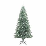 Casa si Gradina - Decoratiuni - Decoratiuni de sezon - Pom de Craciun artificial cu zapada imitata si lumina LED - Infinity.ro