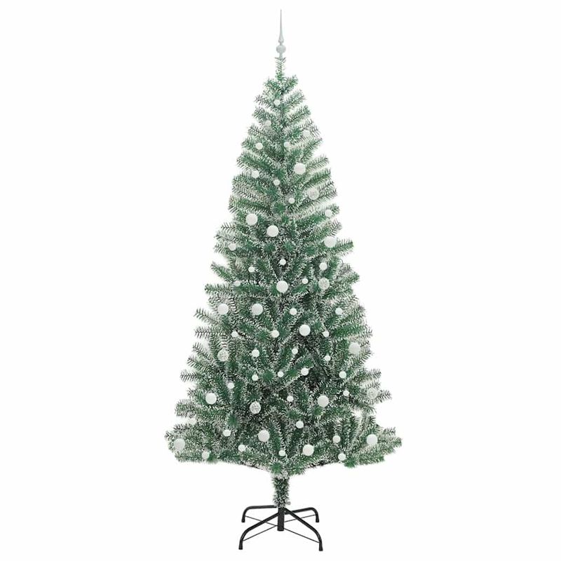 Casa si Gradina - Decoratiuni - Decoratiuni de sezon - Pom de Craciun artificial cu zapada imitata si lumina LED - Infinity.ro