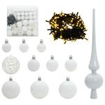 Casa si Gradina - Decoratiuni - Decoratiuni de sezon - Pom de Craciun artificial cu zapada imitata si lumina LED - Infinity.ro
