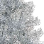 Casa si Gradina - Decoratiuni - Decoratiuni de sezon - Brad de Craciun cu 150 LED cu suport Argintiu 120 cm PET - Infinity.ro