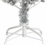 Casa si Gradina - Decoratiuni - Decoratiuni de sezon - Brad de Craciun cu 150 LED cu suport Argintiu 120 cm PET - Infinity.ro