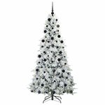 Casa si Gradina - Decoratiuni - Decoratiuni de sezon - Brad de Craciun artificial cu ramuri articulare verde 210 cm - Infinity.ro