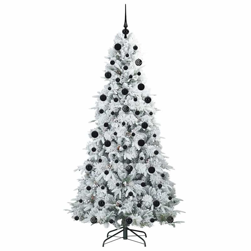 Casa si Gradina - Decoratiuni - Decoratiuni de sezon - Brad de Craciun artificial cu ramuri articulare verde 210 cm - Infinity.ro