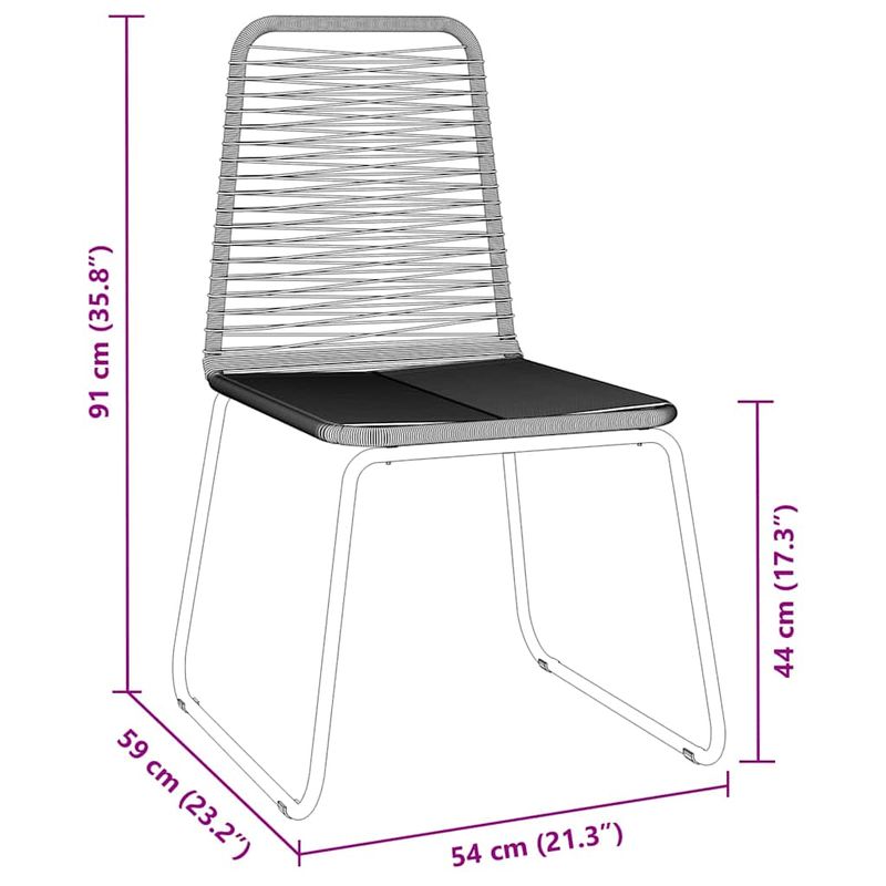 Casa si Gradina - Gradina si terasa - Mobilier exterior - Scaune si sezlonguri gradina - Set de masa pentru gradina 5 pcs Negru Rattan poli - Infinity.ro
