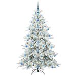 Casa si Gradina - Decoratiuni - Decoratiuni de sezon - Brad de Craciun artificial cu ramuri articulare 210 cm PVC - Infinity.ro