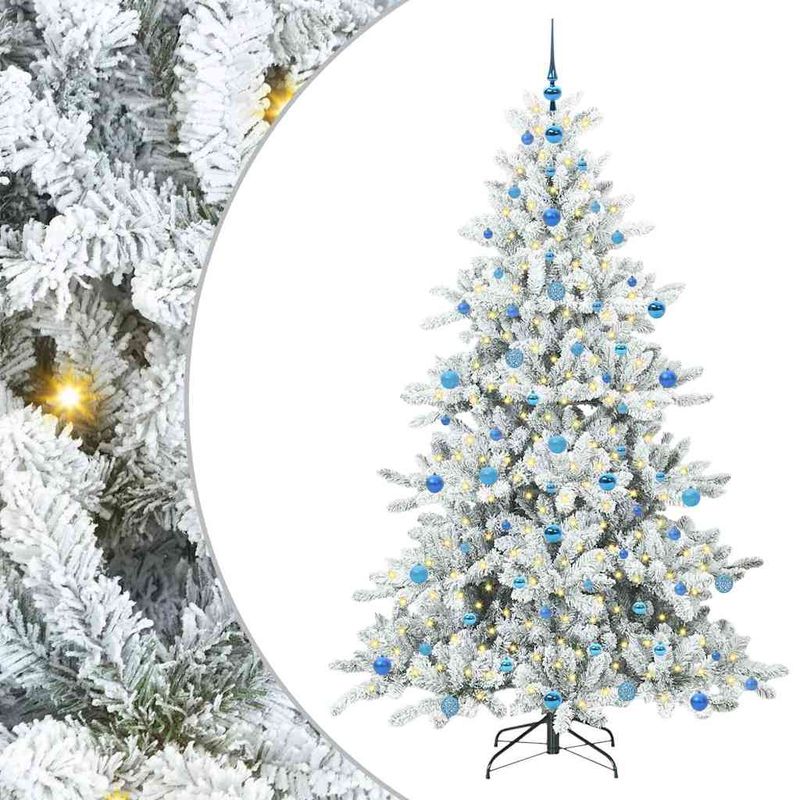 Casa si Gradina - Decoratiuni - Decoratiuni de sezon - Brad de Craciun artificial cu ramuri articulare 210 cm PVC - Infinity.ro