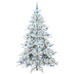 Casa si Gradina - Decoratiuni - Decoratiuni de sezon - Brad de Craciun artificial cu ramuri articulare 210 cm PVC - Infinity.ro
