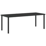 Casa si Gradina - Gradina si terasa - Mobilier exterior - Scaune si sezlonguri gradina - Set de masa pentru gradina 7 pcs Negru Rattan poli - Infinity.ro