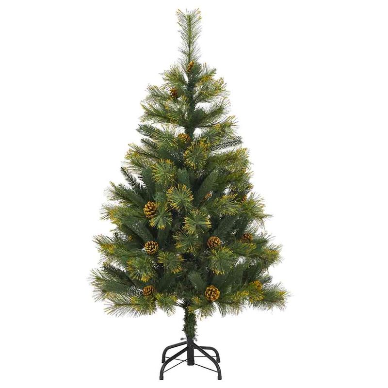 Casa si Gradina - Decoratiuni - Decoratiuni de sezon - Pom de Craciun artificial cu Ramuri Articulare si Conuri 150 cm - Infinity.ro