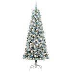 Casa si Gradina - Decoratiuni - Decoratiuni de sezon - Brad de Craciun artificial cu ramuri articulare 240 cm PVC - Infinity.ro