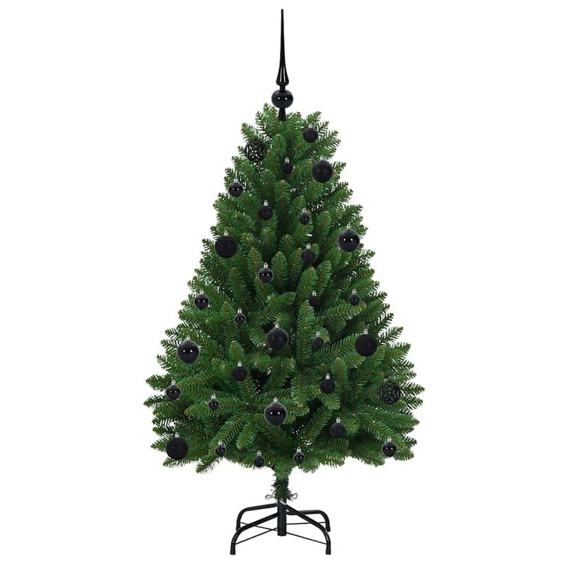 Casa si Gradina - Decoratiuni - Decoratiuni de sezon - Brad de Craciun artificial Verde 120 cm PVC si Metal - Infinity.ro