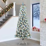 Casa si Gradina - Decoratiuni - Decoratiuni de sezon - Brad de Craciun artificial cu ramuri articulare 240 cm PVC - Infinity.ro