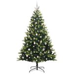 Casa si Gradina - Decoratiuni - Decoratiuni de sezon - Brad de Craciun artificial cu crengi articulate si 300 LED-uri - Infinity.ro