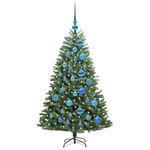 Casa si Gradina - Decoratiuni - Decoratiuni de sezon - Brad de Craciun artificial cu ramuri articulare Verde 120 cm - Infinity.ro