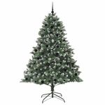 Casa si Gradina - Decoratiuni - Decoratiuni de sezon - Brad de Craciun artificial cu 300 LED Verde 140 x 140 x 210 cm - Infinity.ro