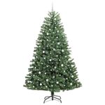Casa si Gradina - Decoratiuni - Decoratiuni de sezon - Brad de Craciun artificial cu ramuri articulare Verde 240 cm - Infinity.ro